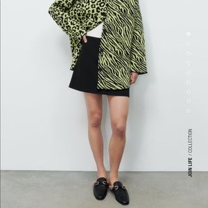 ZARA - Black High Waisted Skirt